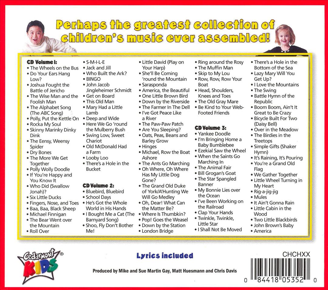 100 Singalong Songs for Kids cover art