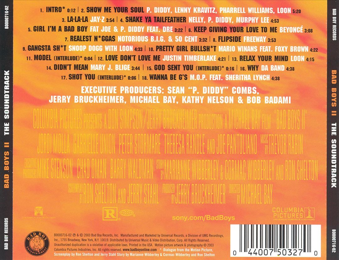 Bad Boys II cover art