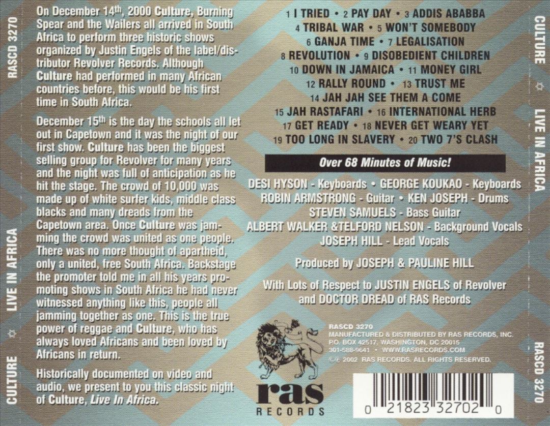 Live in Africa cover art