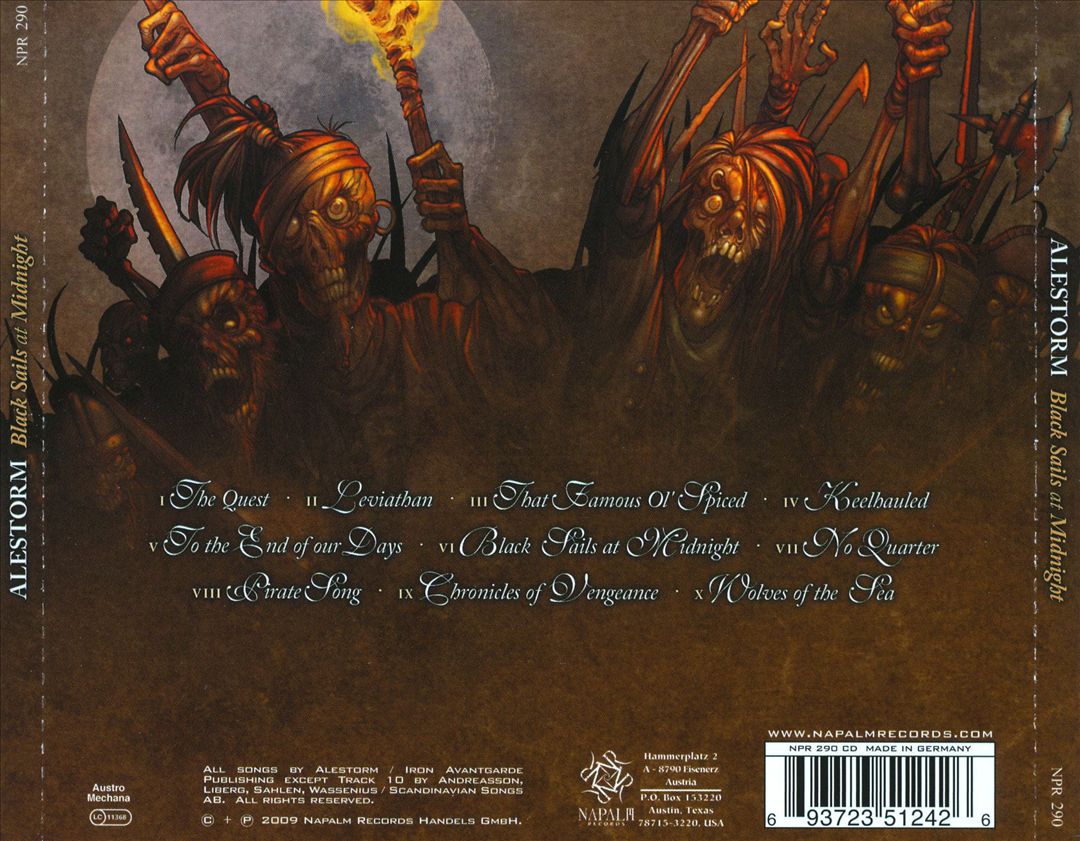 Black Sails at Midnight cover art