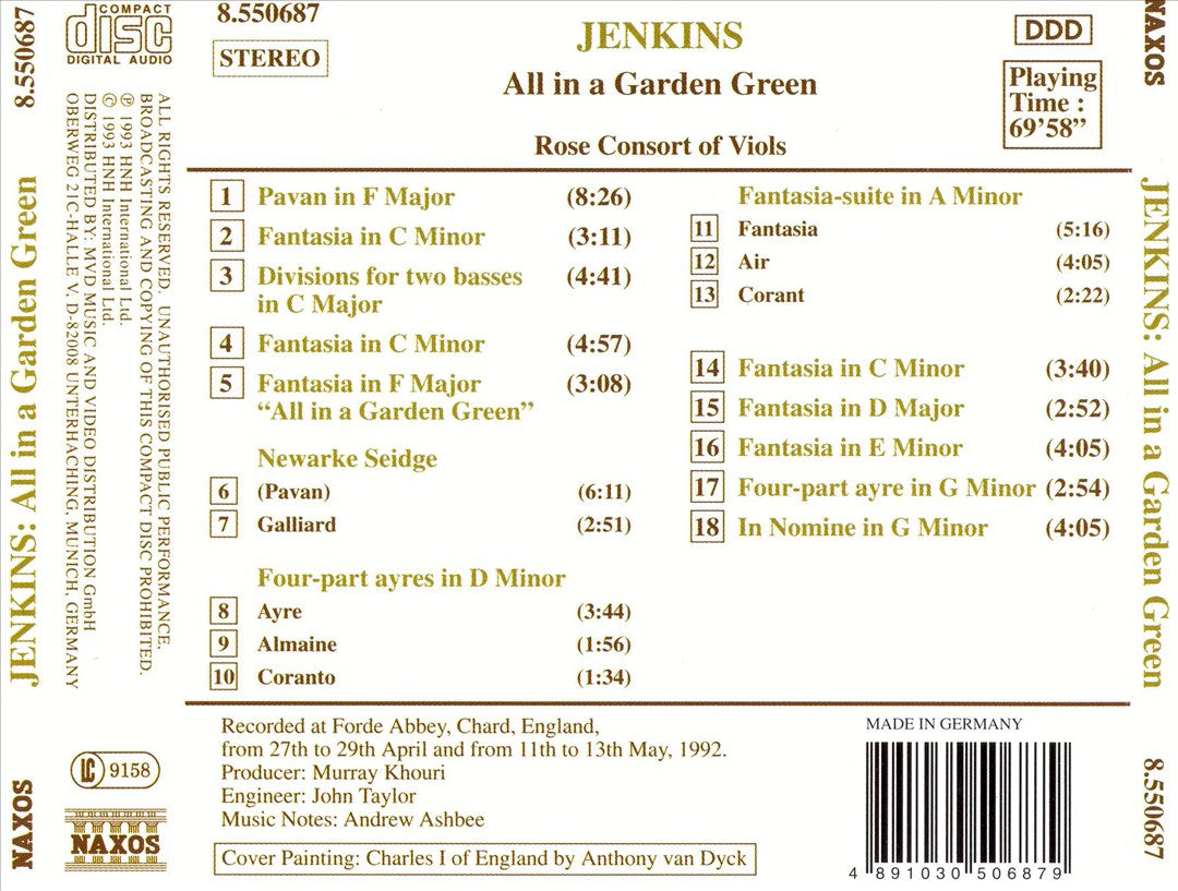 Jenkins: All in a Garden Green cover art