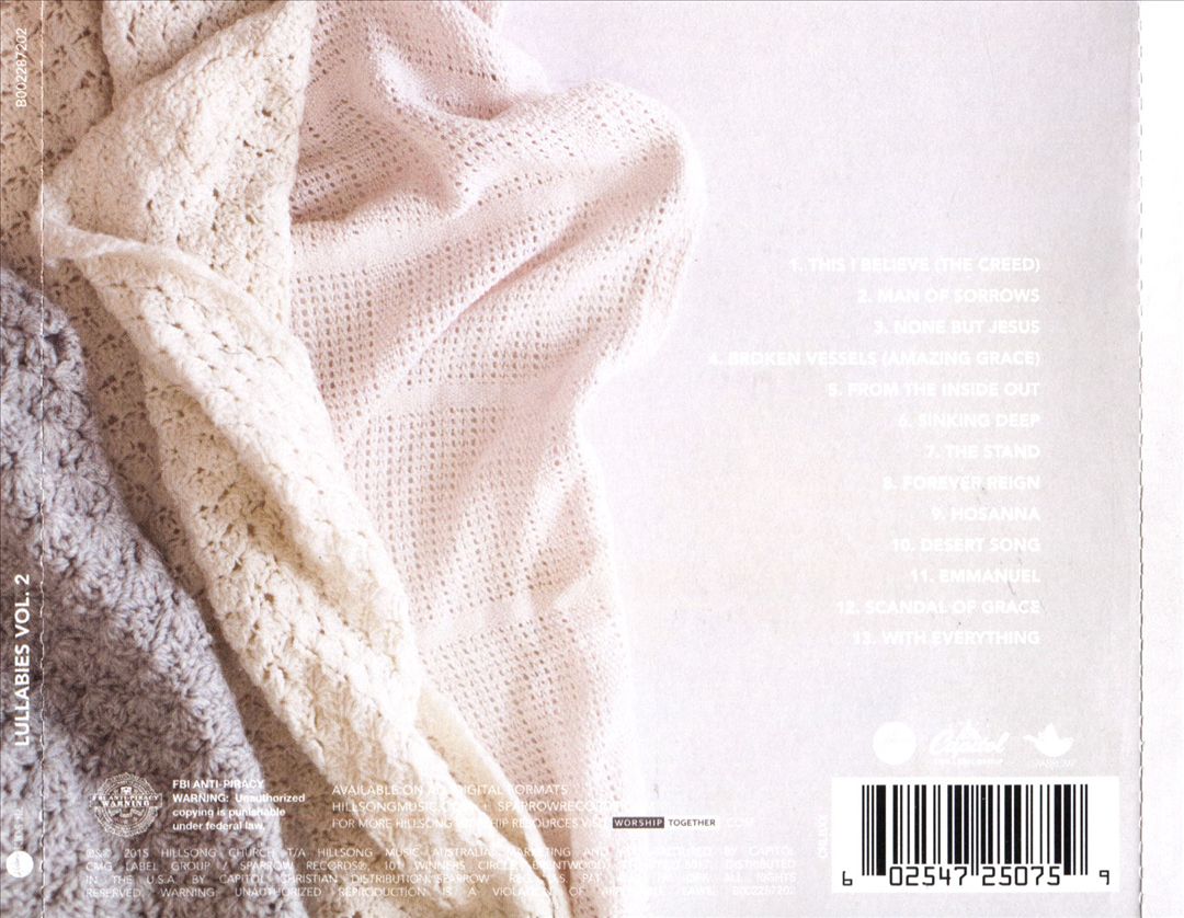 Piano Lullabies, Vol. 2 cover art