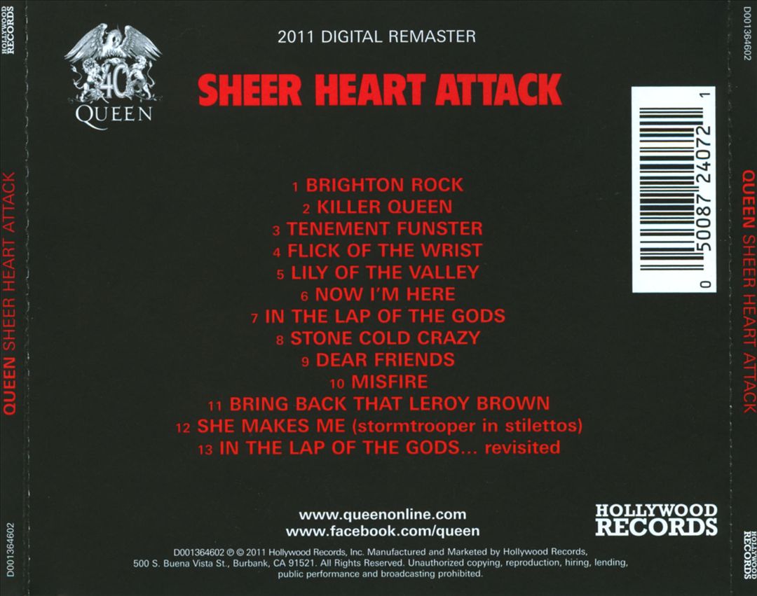 Sheer Heart Attack cover art