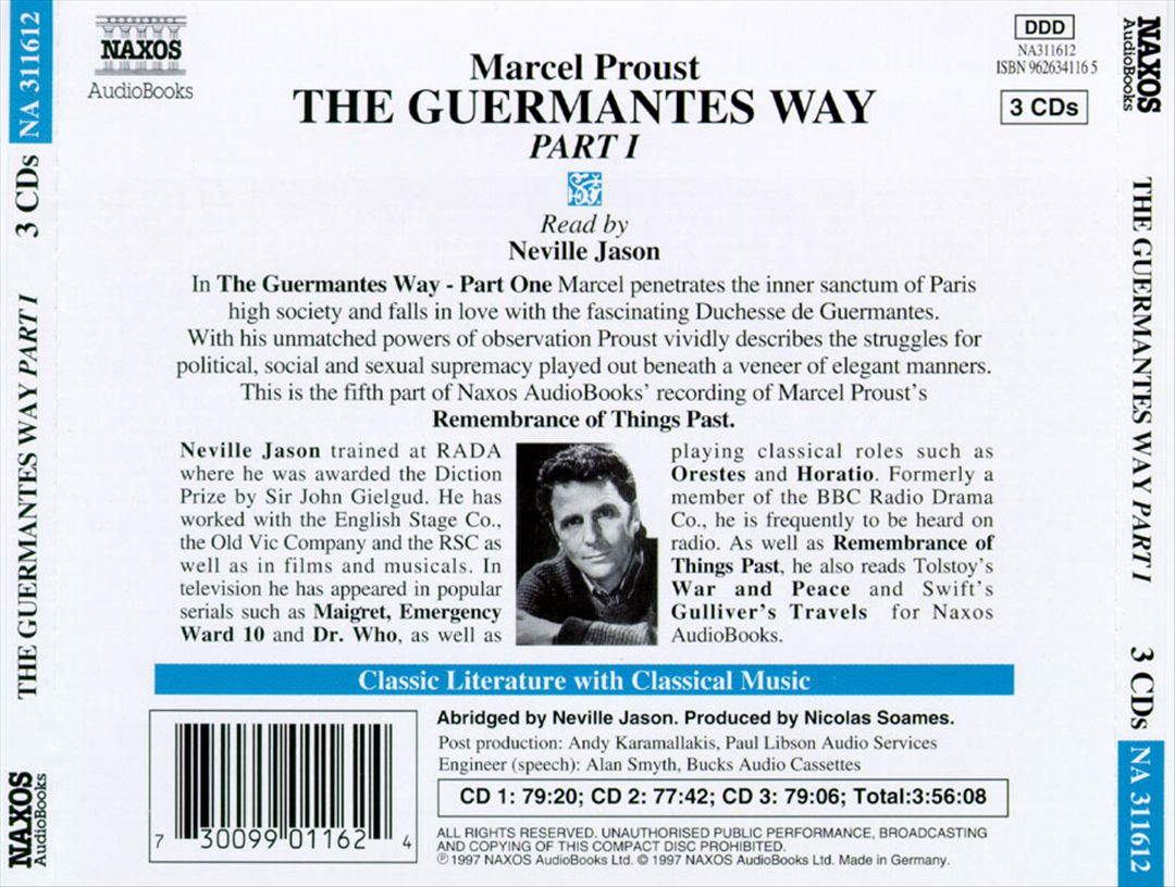 Marcel Proust: Guermantes Way cover art