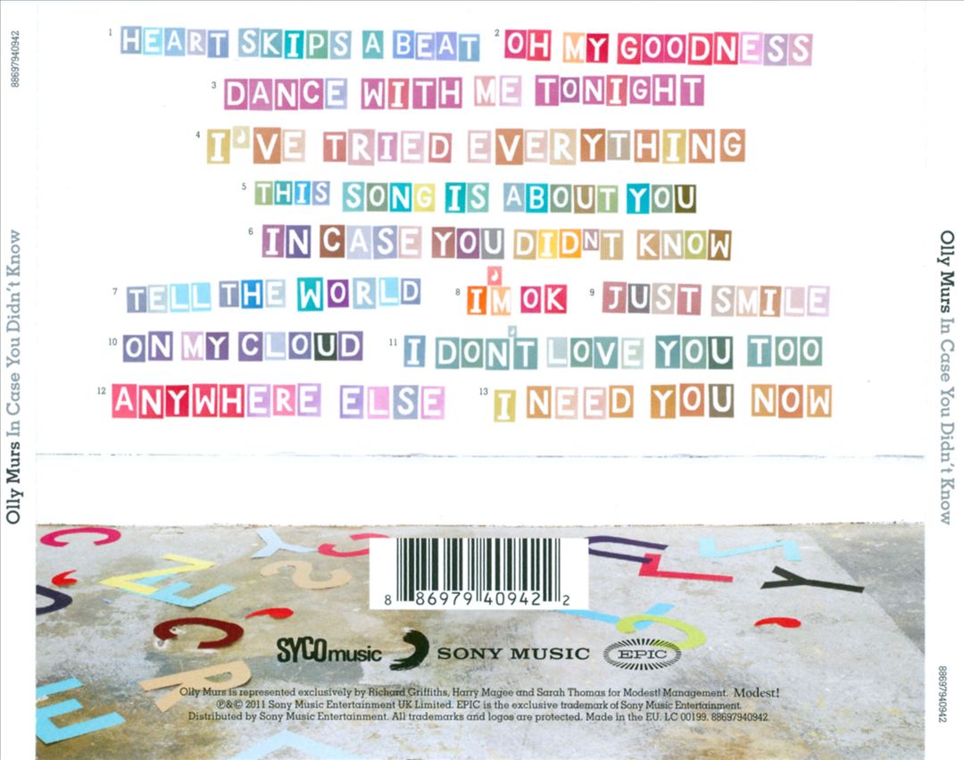 In Case You Didn't Know cover art