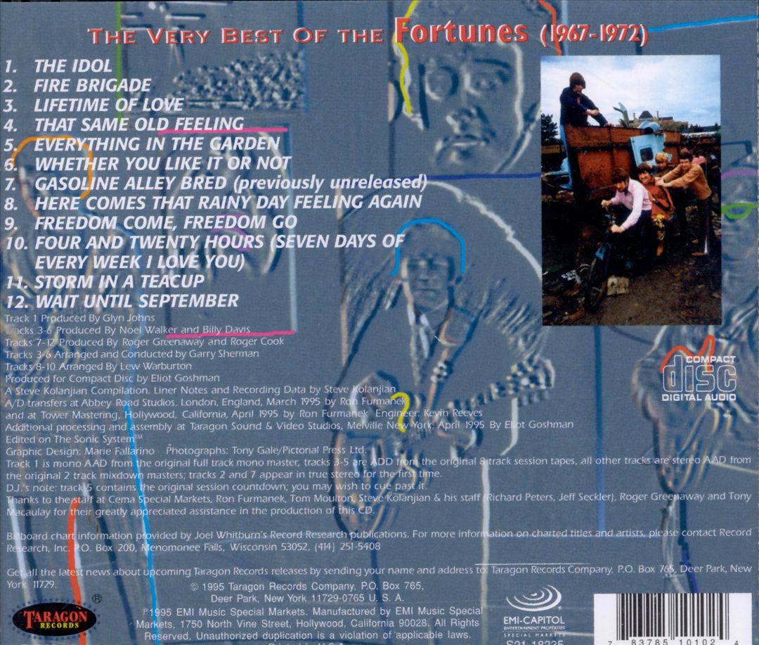 Very Best of the Fortunes (1967-1972) cover art