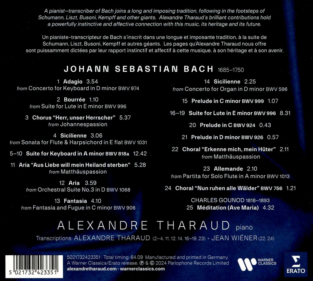Bach cover art