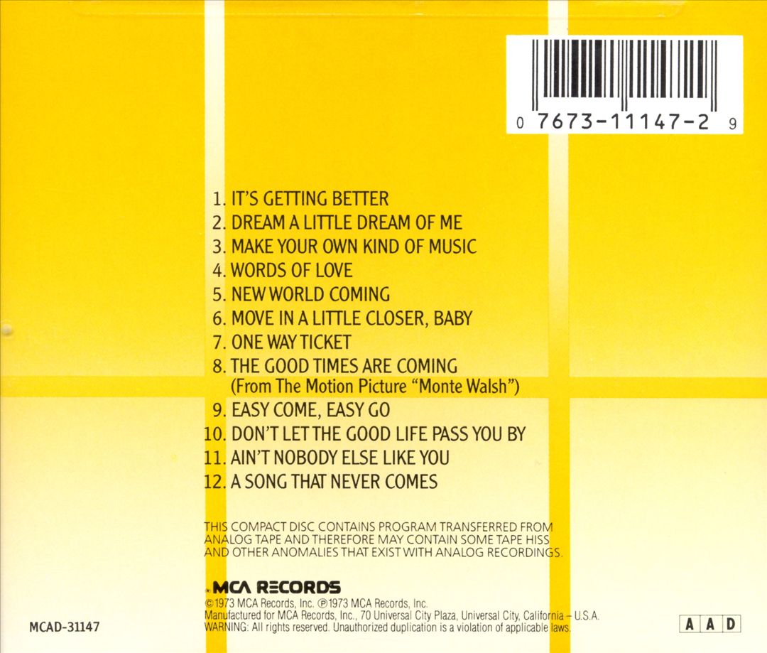 Mama's Big Ones: The Best of Mama Cass cover art