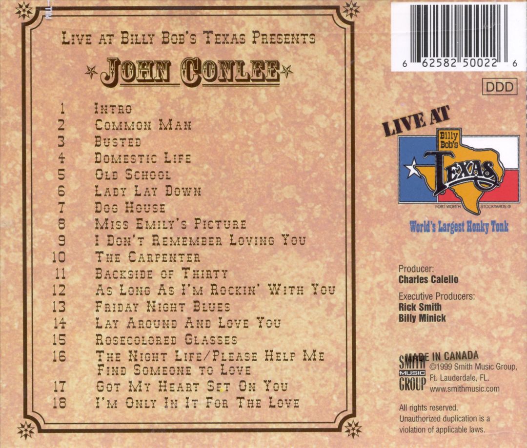 Live at Billy Bob's Texas cover art