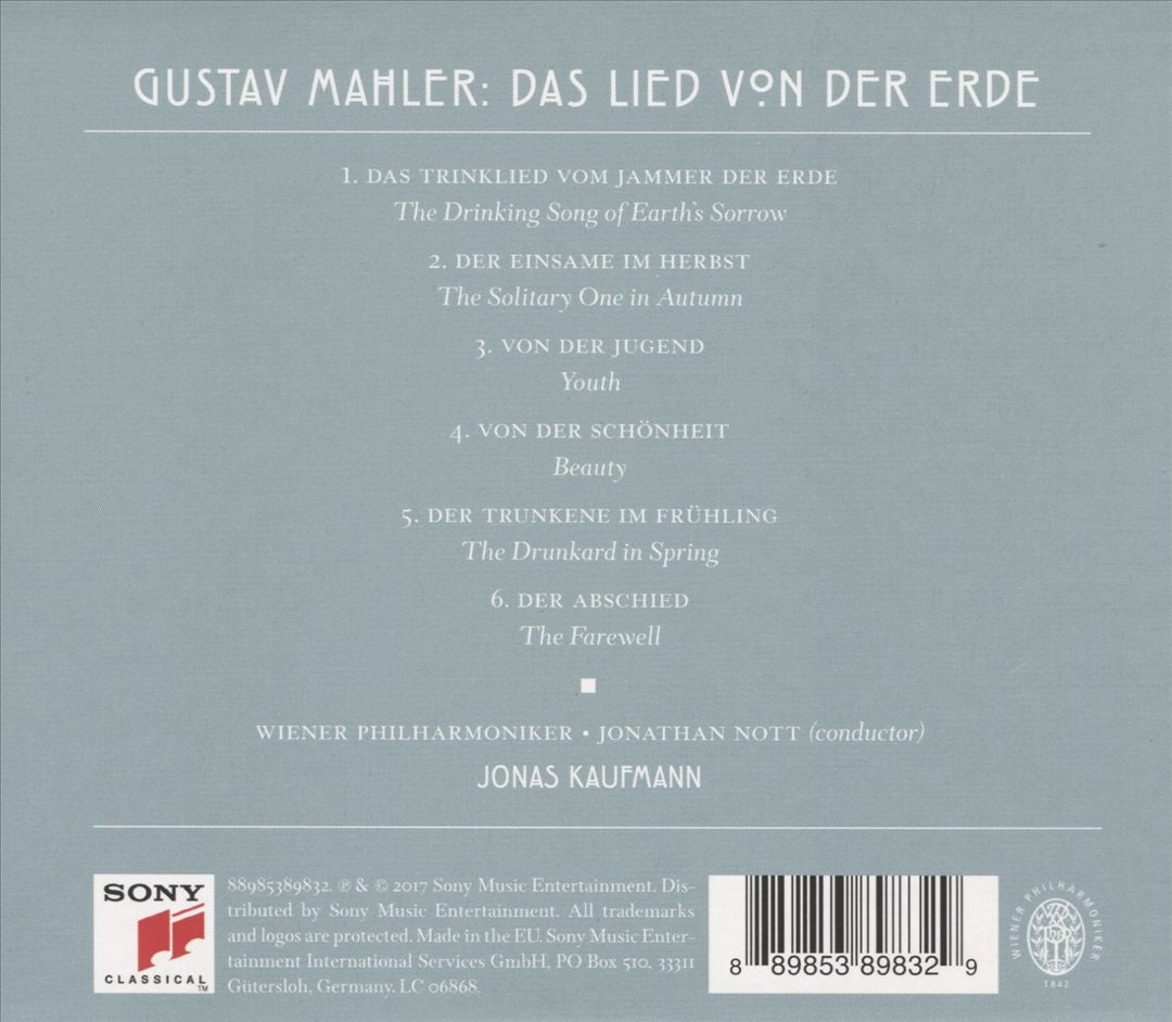 Mahler: Das Lied von der Erde cover art