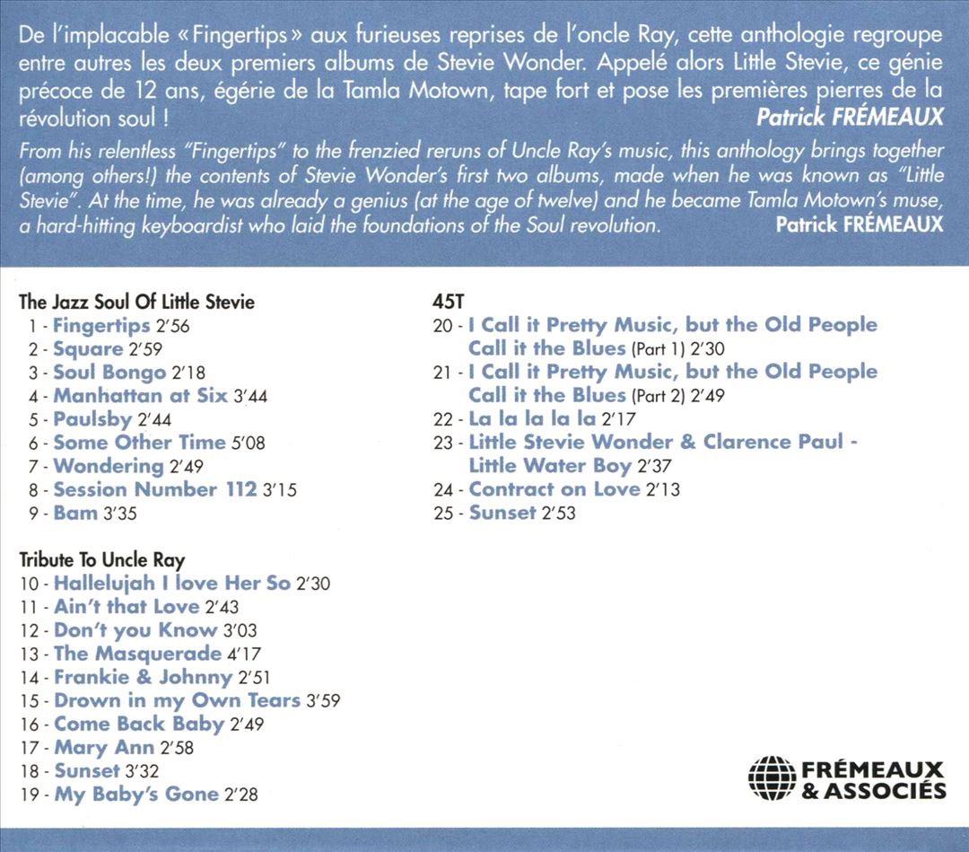Stevie Wonder: 1962 - Fingertips, Soul Bongo & Hallelujah I Love Her cover art