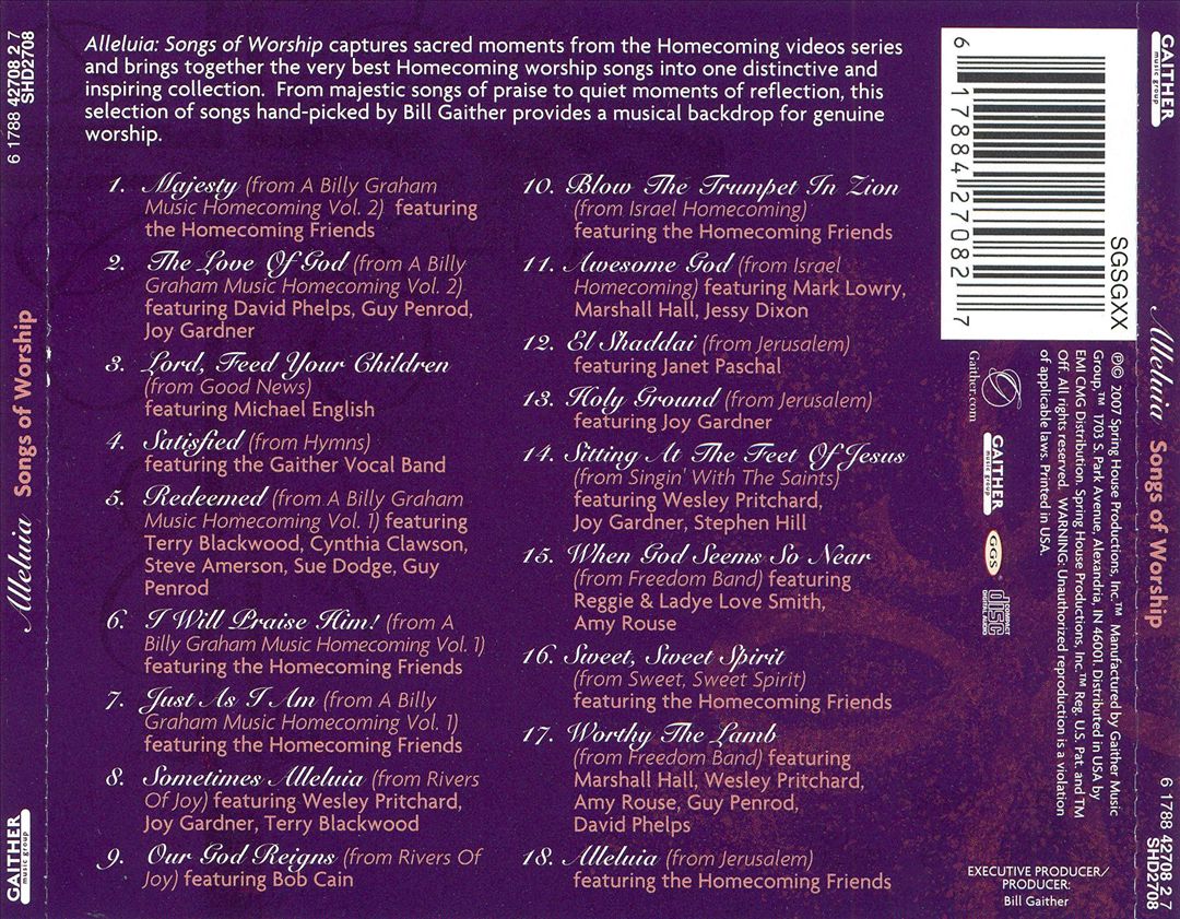 Alleluia: Songs of Worship cover art