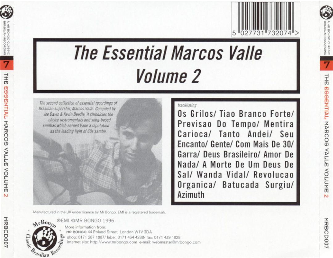 Essential Marcos Valle, Vol. 2 cover art