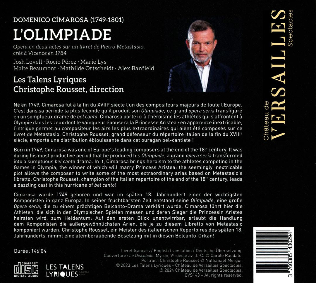 Cimarosa: L'Olimpiade cover art