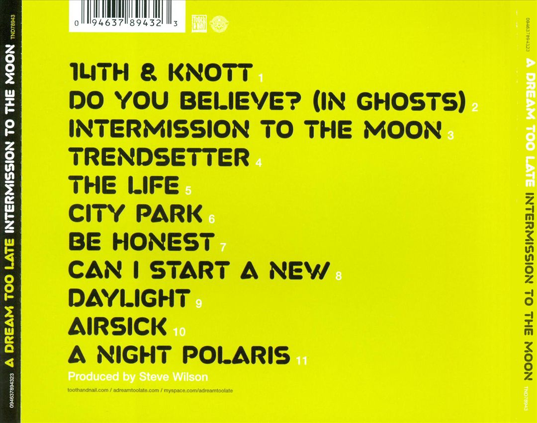 Intermission to the Moon cover art