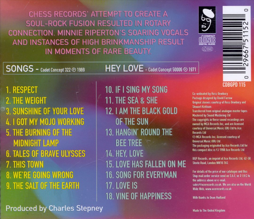 Songs/Hey Love cover art