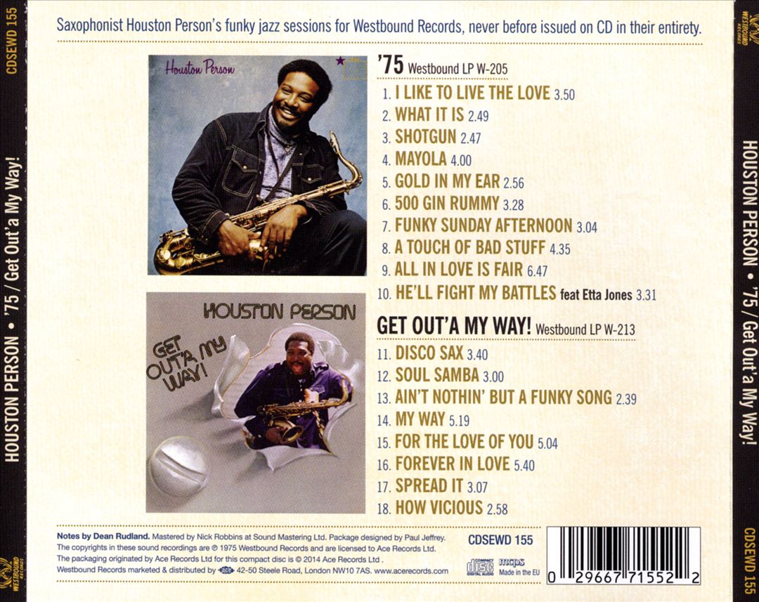 '75/Get Out'a My Way! cover art
