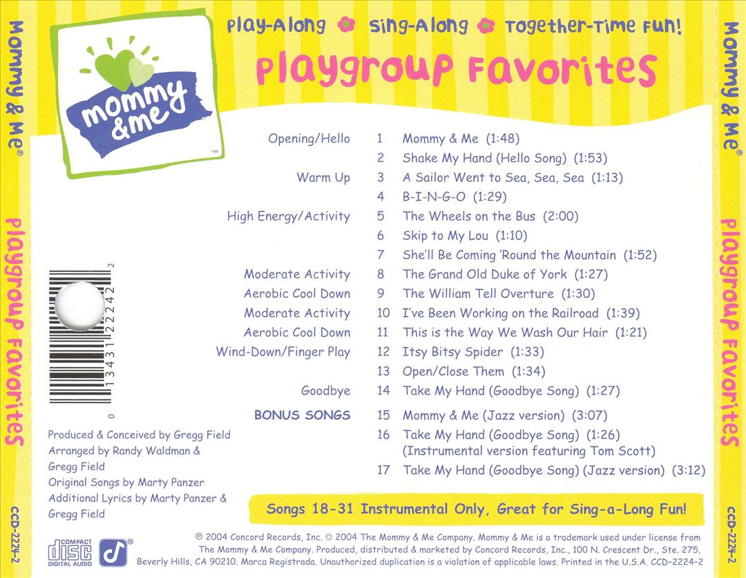 Mommy and Me: Playgroup Favorites cover art