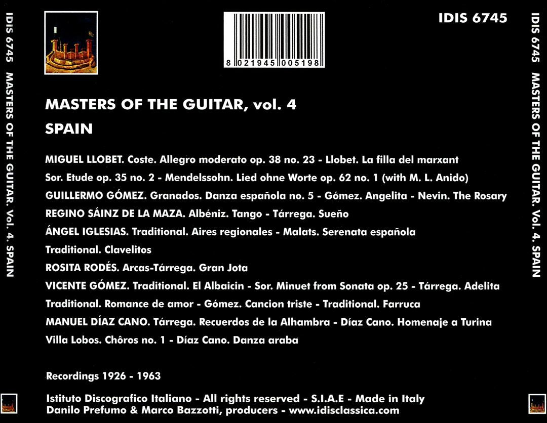 Master of Guitar, Vol. 4: Spain cover art