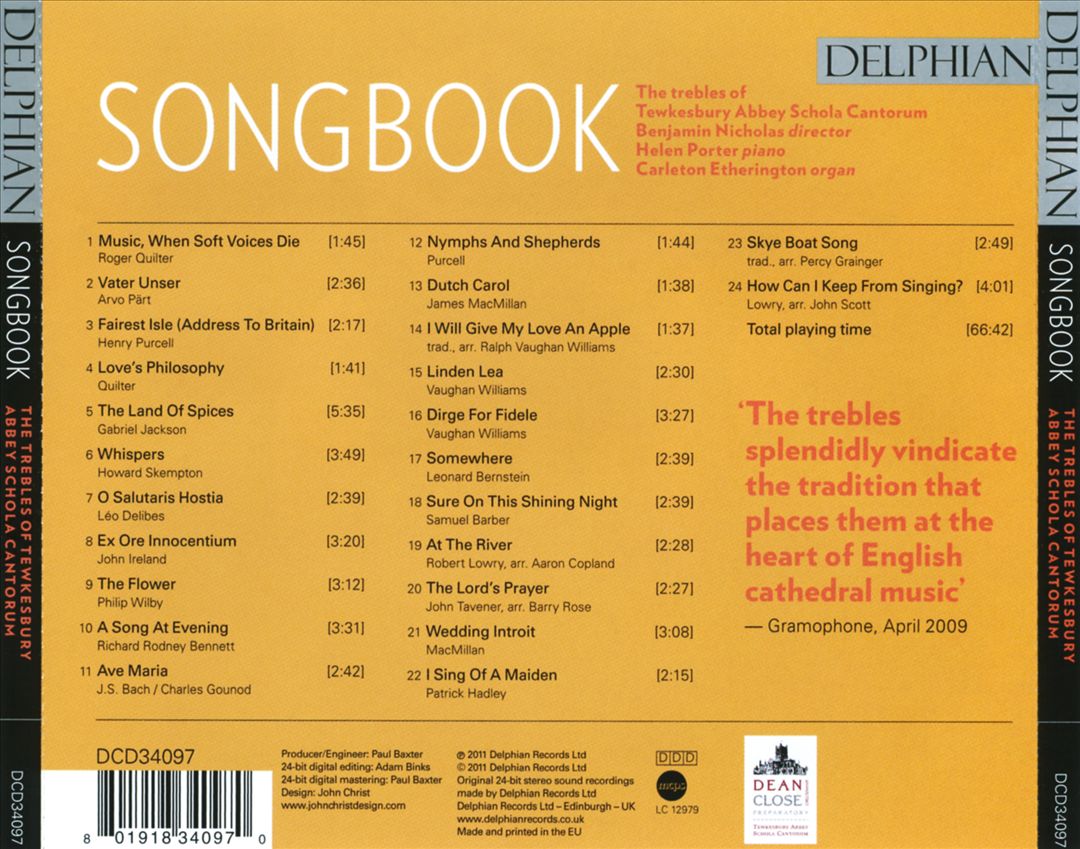 Songbook cover art