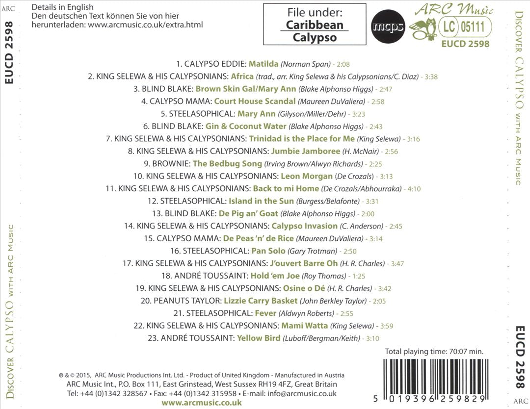 Discover Calypso with Arc Music cover art