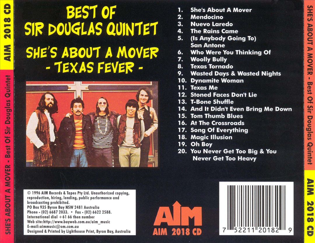 Texas Fever: Best of Sir Douglas Quintet cover art
