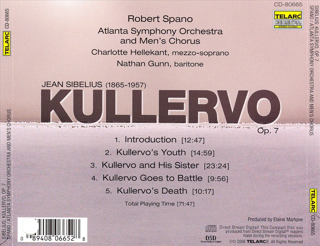 Sibelius: Kullervo cover art