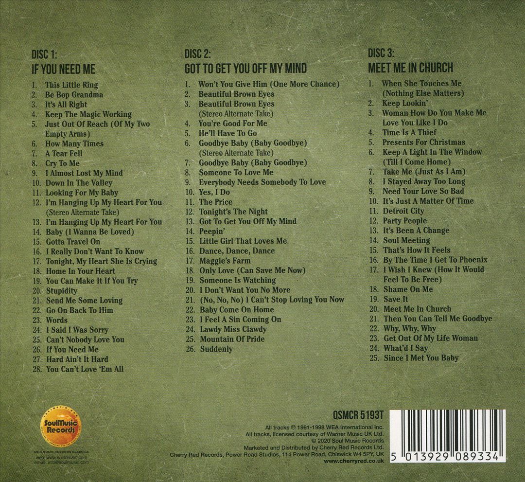 King of Rock ‘N’ Soul: The Atlantic Recordings (1962-1968) cover art