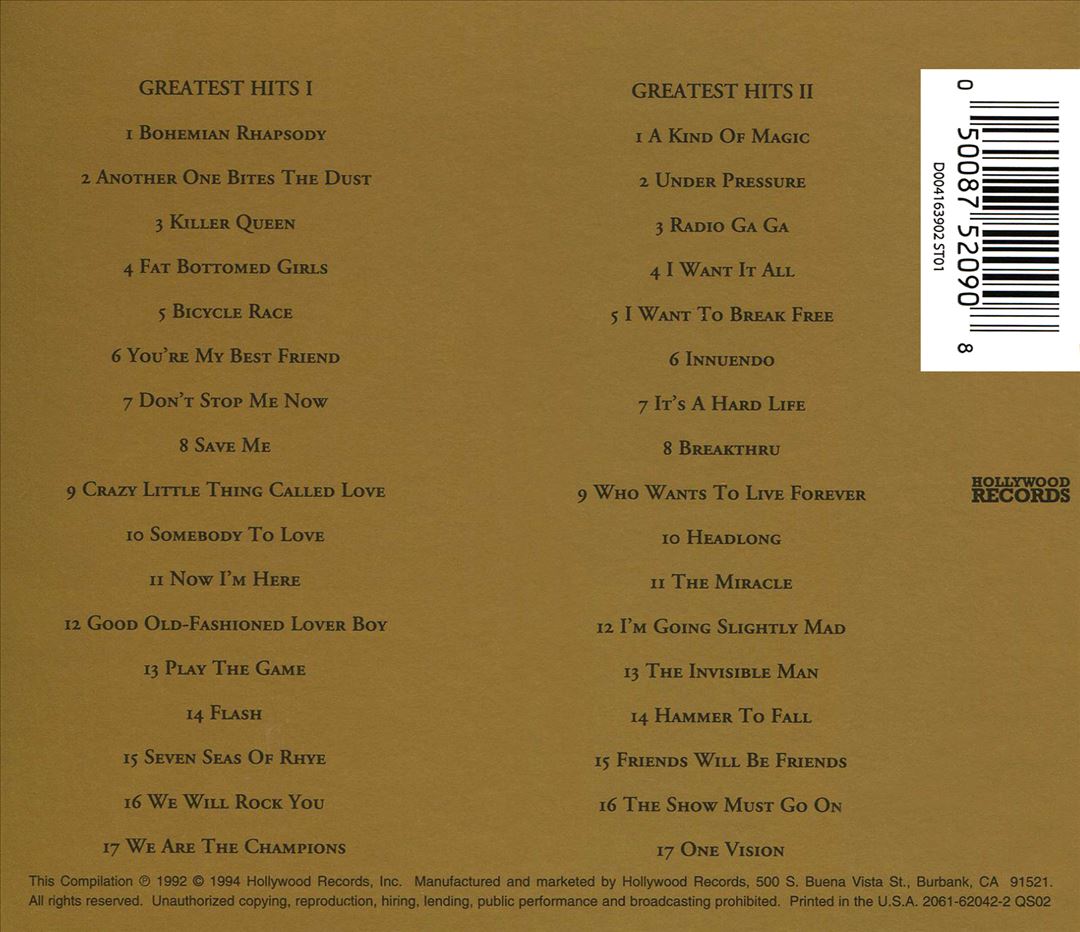 Greatest Hits I-II cover art