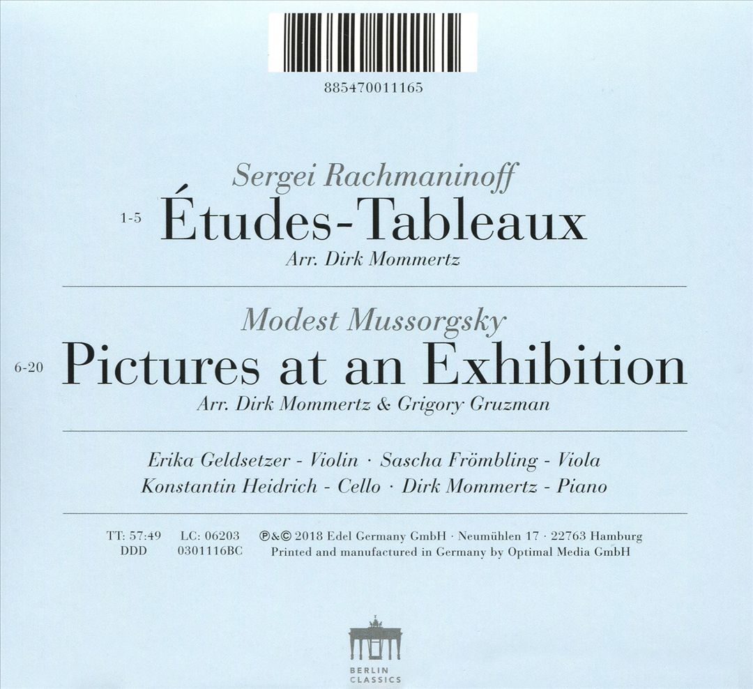 Pictures at an Exhibition cover art