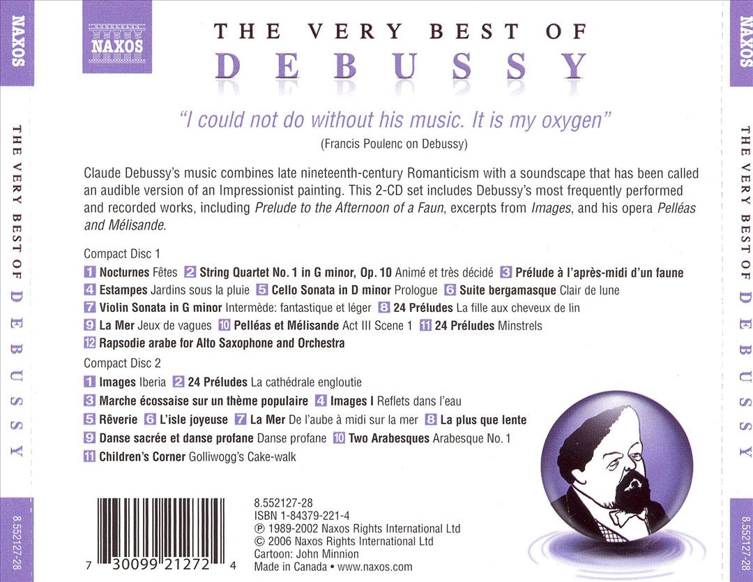 Very Best of Debussy cover art