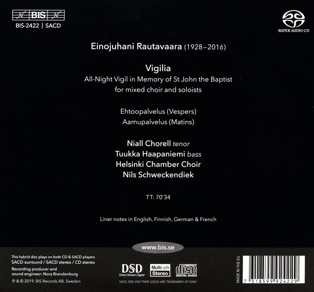 Rautavaara: Vigilia cover art