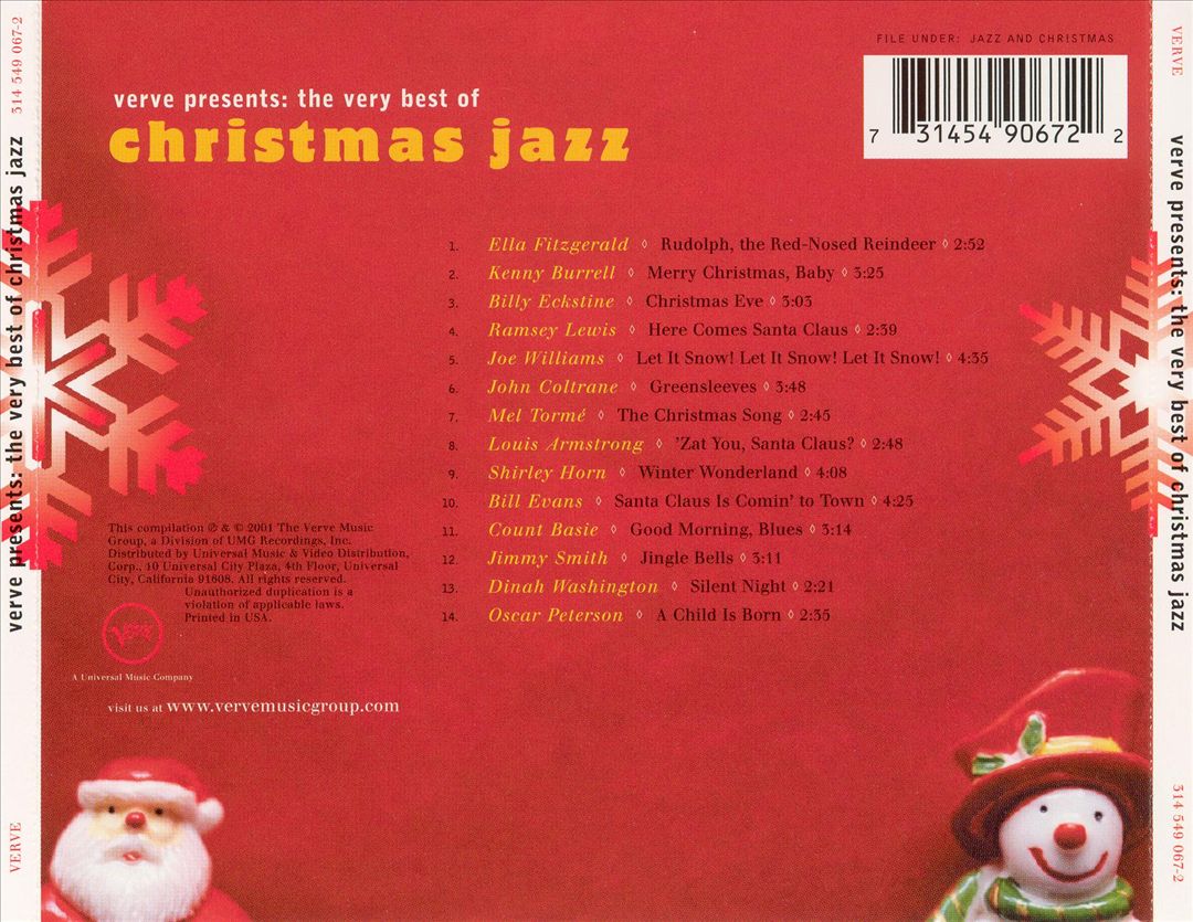 Verve Presents: The Very Best of Christmas Jazz cover art