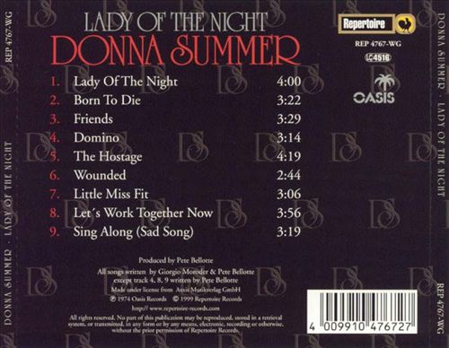 Lady of the Night cover art