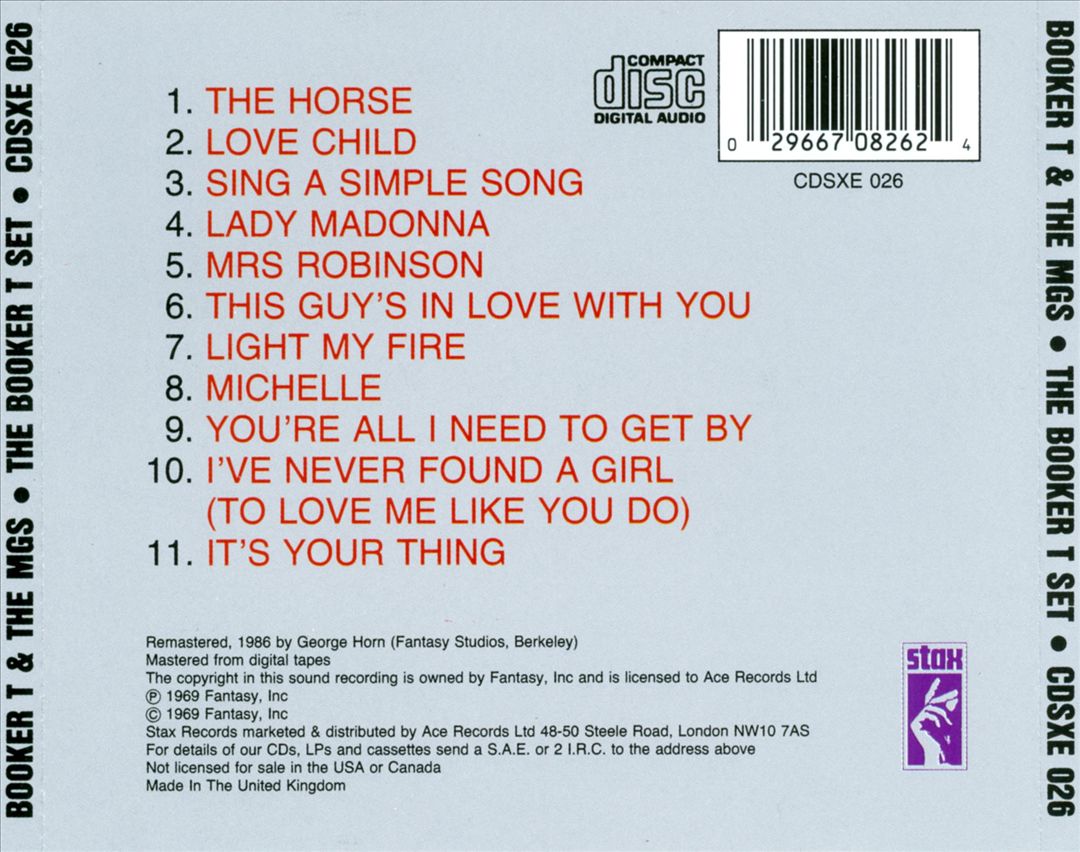 Booker T. Set cover art
