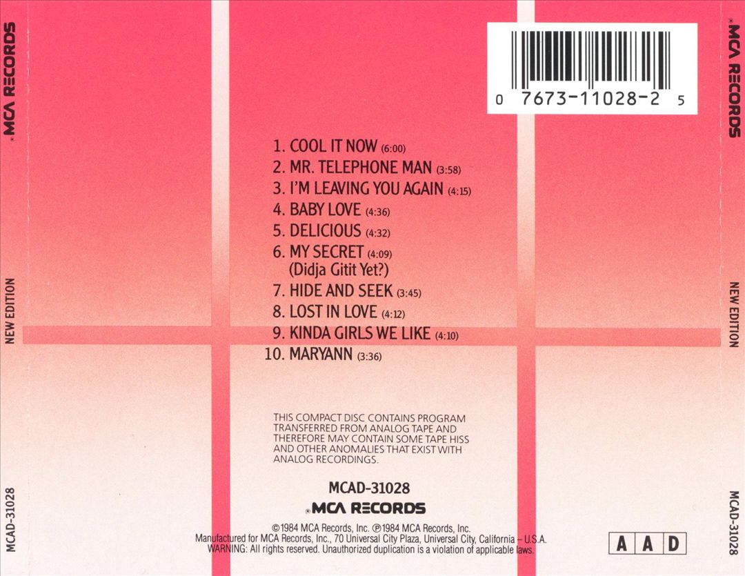 New Edition cover art