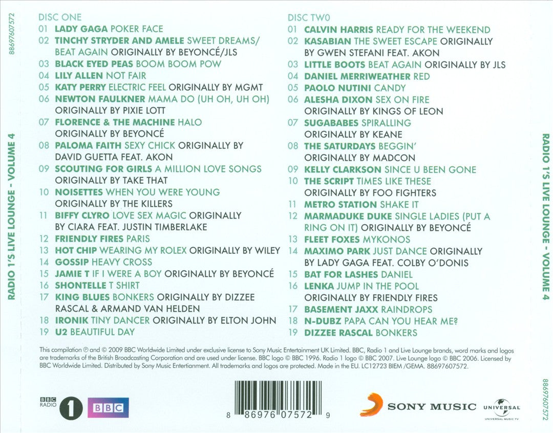 Radio 1's Live Lounge, Vol. 4 cover art