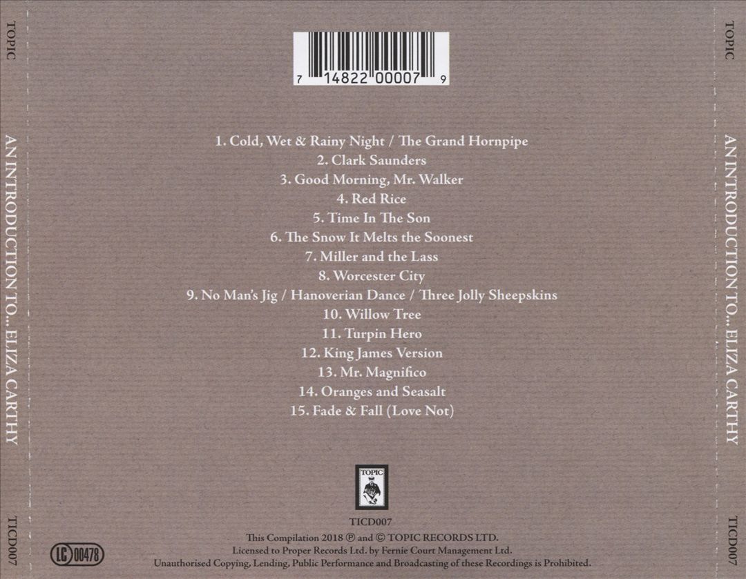 Introduction To cover art