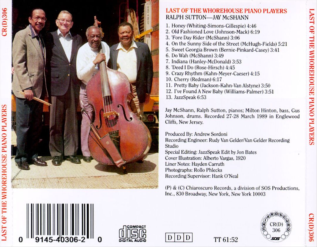 Last of the Whorehouse Piano Players cover art