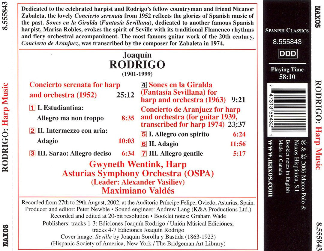 Rodrigo: Complete Orchestral Music, Vol. 9 cover art