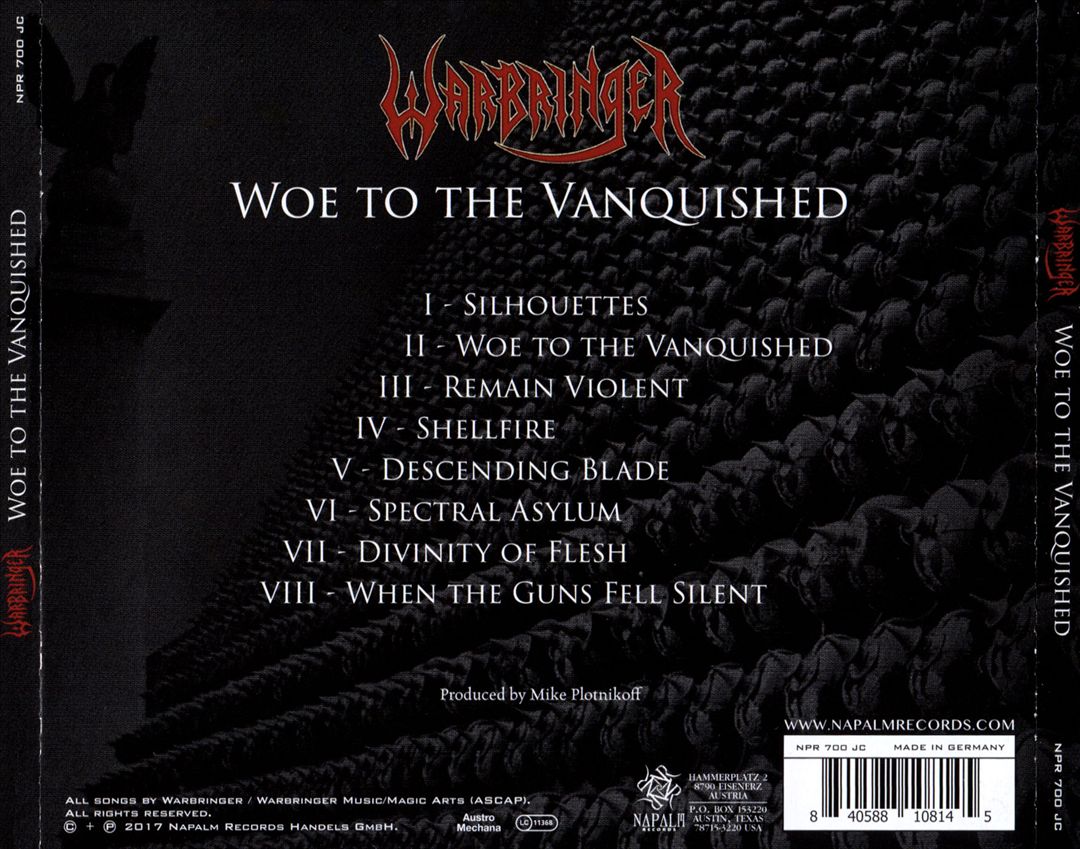 Woe to the Vanquished cover art