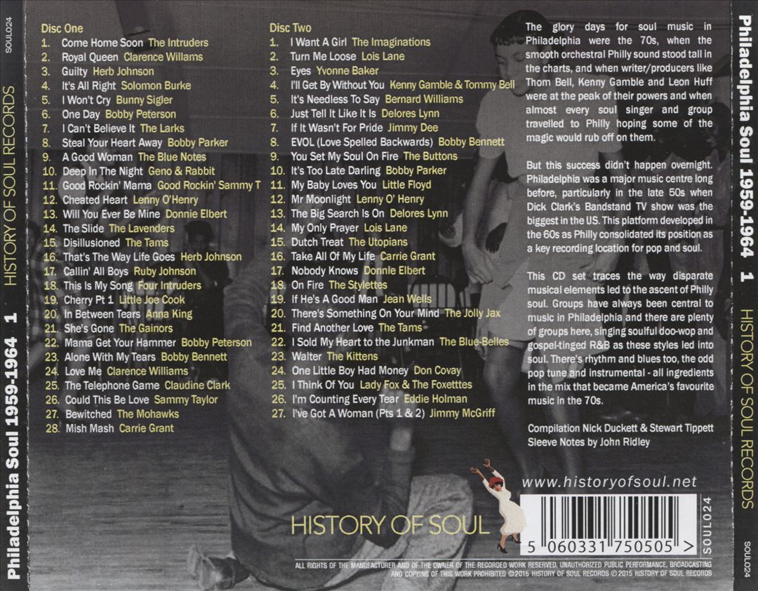 Sweet Sound of Philadelphia Soul: 1959-1964 cover art