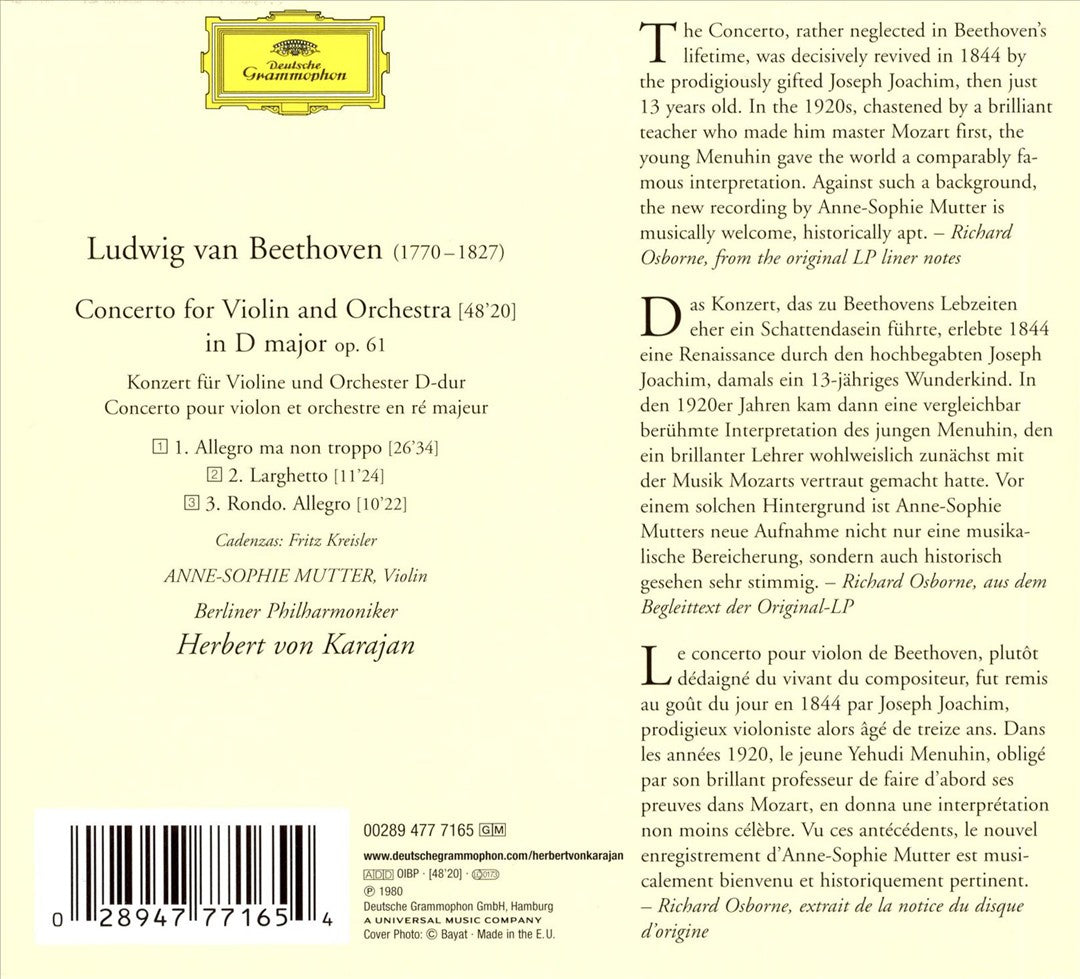 Beethoven: Violinkonzert cover art