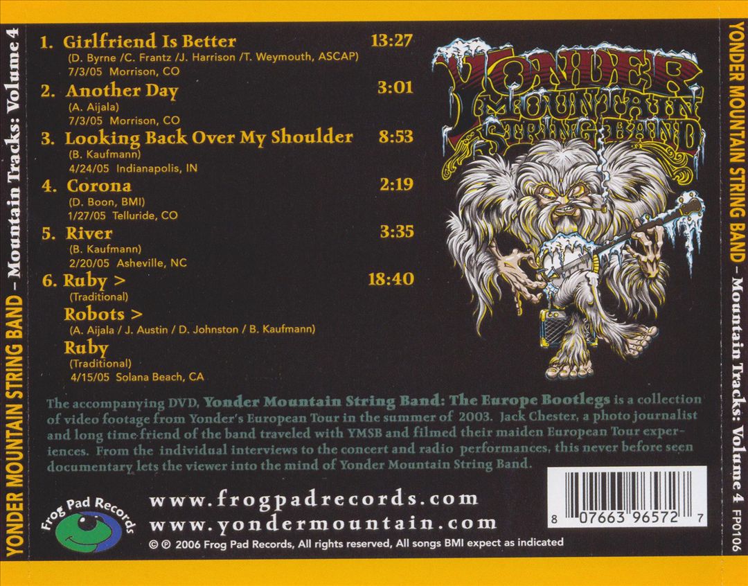 Mountain Tracks, Vol. 4 cover art