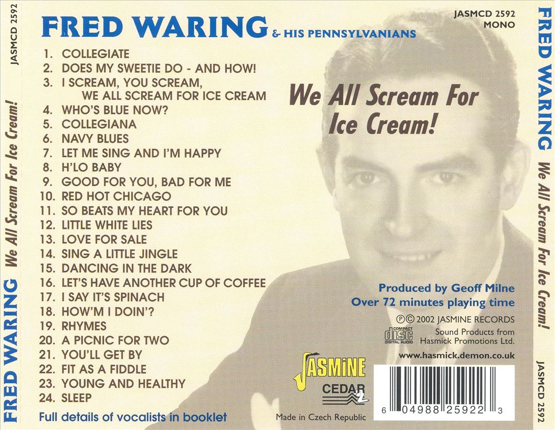 We All Screams for Ice Cream cover art