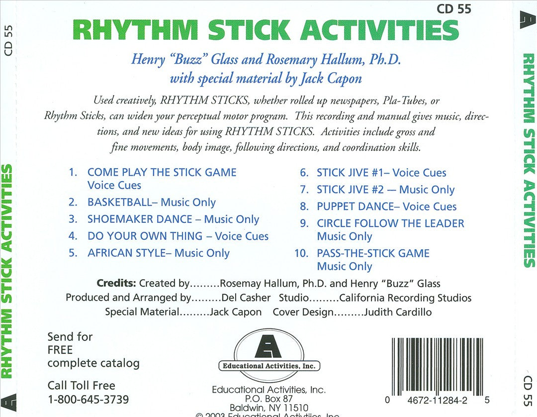 Rhythm Stick Activities cover art