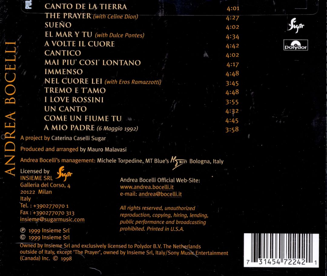 Sogno cover art