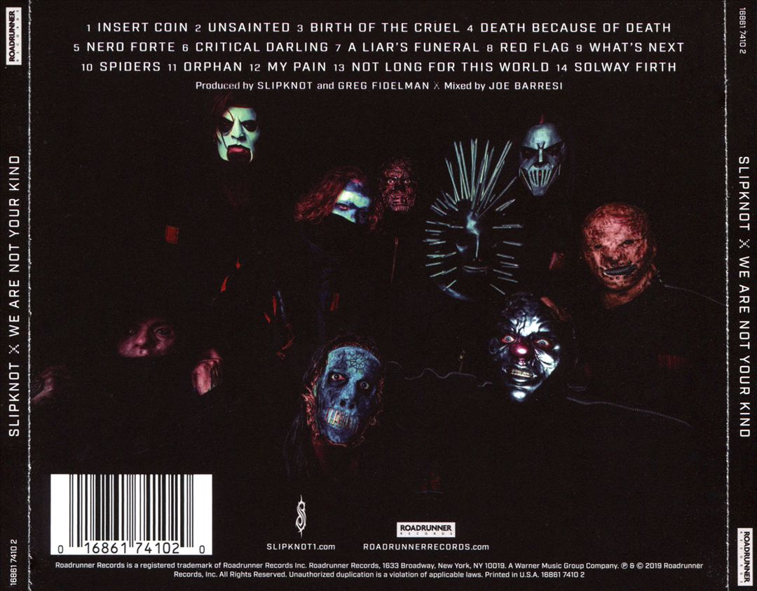 We Are Not Your Kind cover art