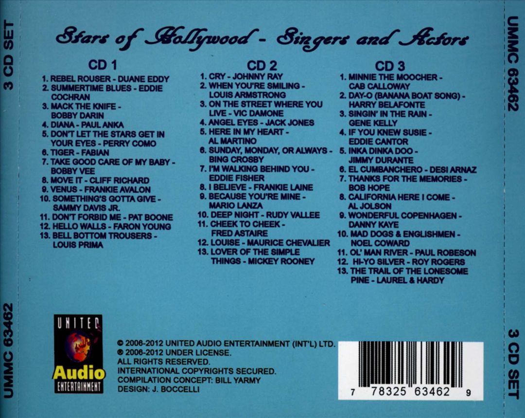 Stars of Hollywood: Singers & Actors cover art