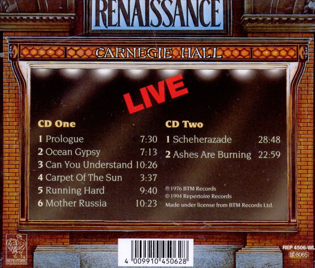 Live at Carnegie Hall cover art